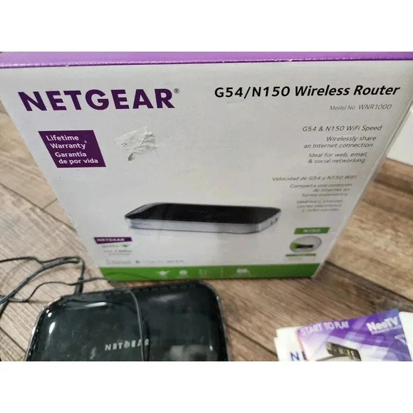 Netgear N150 Wireless N Router Model WNR1000 Wi-Fi - Picture 4 of 5